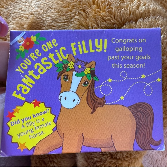 Little Brownie Bakers Plush Stuffed Animal Brown Horse Girl Scouts NWT - Picture 3 of 11